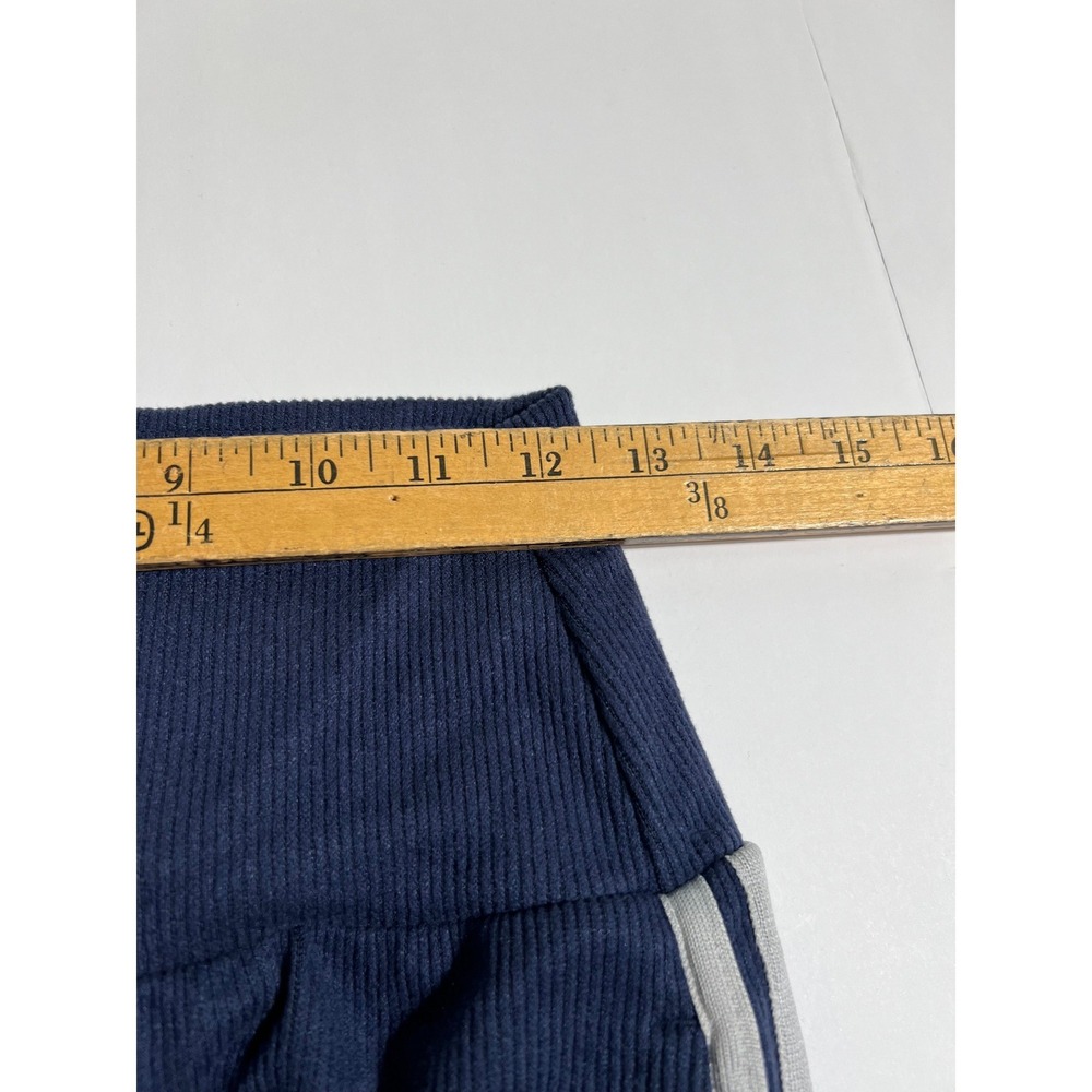 Halara Ribbed SoCinched High Waisted Tummy Control Drawstring Wide Leg Pant S R - Picture 9 of 16